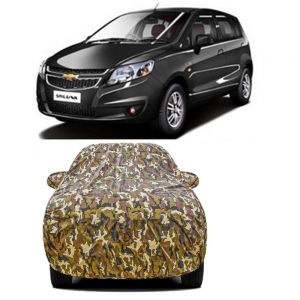 Waterproof Car Body Cover Compatible with Sail U-VA with Mirror Pockets (Jungle Print)